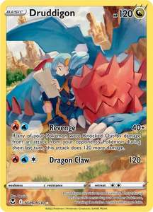 Pokemon Full Art Trainers: Druddigon (TG09/TG30) [Sword & Shield: Silver Tempest]