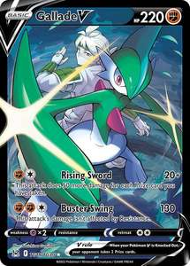 Pokemon Full Art Trainers: Gallade V (TG19/TG30) [Sword & Shield: Lost Origin]