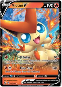 Victini V (021/163) [Sword & Shield: Battle Styles]
