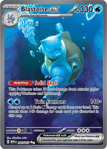 Pokemon Tcg Treasures: Blastoise ex (200/165) [Scarlet & Violet: 151]