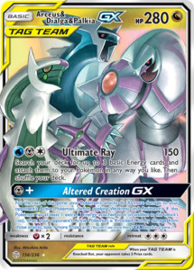 Pokemon Tcg Treasures: Arceus & Dialga & Palkia GX (156/236) [Sun & Moon: Cosmic Eclipse]