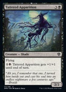 Mtg Singles Instock: Tattered Apparition [Dominaria United]