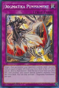 Yugioh Secret: Dogmatika Punishment [RA01-EN076] Platinum Secret Rare