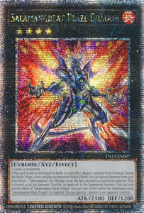 Yugioh Secret: Salamangreat Blaze Dragon [TN23-EN007] Quarter Century Secret Rare
