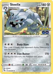 Pokemon Tcg Pokemon Go: Steelix (044/078) [Pokémon GO]
