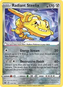 Pokemon Specials: Radiant Steelix (124/196) [Sword & Shield: Lost Origin]