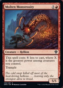 Mtg Singles Instock: Molten Monstrosity [Dominaria United]