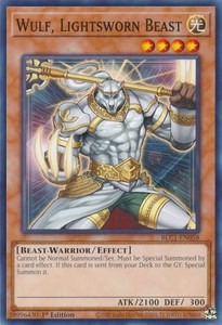Yugioh Singles Currently In Stock: Wulf, Lightsworn Beast [BLC1-EN058] Common