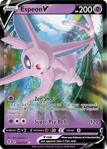 Pokemon Tcg Sword Shield Evolving Skies Singles: Espeon V (064/203) [Sword & Shield: Evolving Skies]