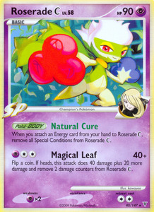 Pokemon Tcg Treasures: Roserade C (40/147) [Platinum: Supreme Victors]