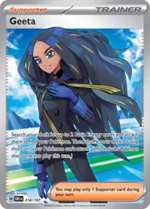Pokemon Tcg Trainers: Geeta (218/197) [Scarlet & Violet: Obsidian Flames]