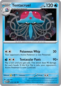 Pokemon 151: Tentacruel (073/165) [Scarlet & Violet: 151]