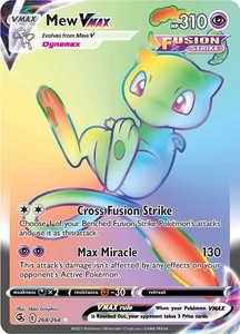 Pokemon Tcg Fusion Strike: Mew VMAX (268/264) [Sword & Shield: Fusion Strike]
