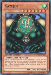 Yugioh Singles Currently In Stock: Kazejin [WGRT-EN004] Super Rare