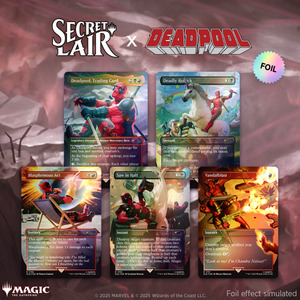 Mtg Secret Lair: Secret Lair x Marvel's Deadpool Foil Edition