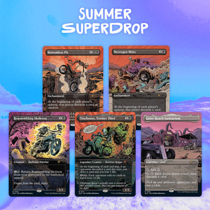 Mtg Secret Lair: Secret Lair x Bad to the bones