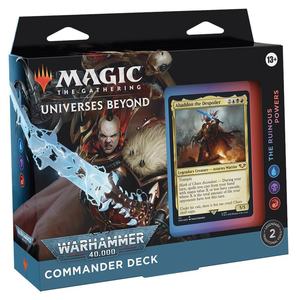 Magic The Gathering: Universes Beyond: Warhammer 40,000 - The Ruinous Powers Commander Deck