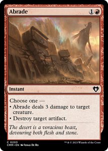 Abrade [Commander Masters] (203)