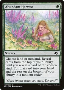 Mtg Singles: Abundant Harvest [Modern Horizons 2] (147)