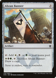 Abzan Banner [Khans of Tarkir] (215)