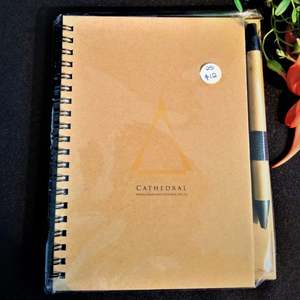 Products: Cardboard Cathedral Notebook & Pen