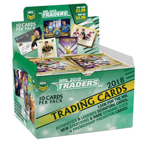 Products: 2018 NRL Traders – Box (36 Packets) – Card Central