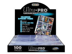 Ultra Pro: Ultra-Pro 9-Pocket Platinum Page Box of 100