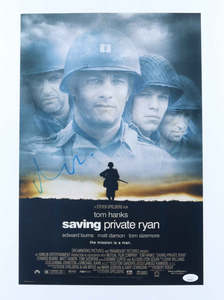 Fanatics: Matt Damon Signed "Saving Private Ryan" 12x18 Movie Poster