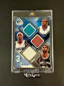 The Collection: Paul / Howard / Duncan (Hornets/Mavericks/Spurs) - Star Swatches 39/50 - SP Game Used 09/10