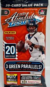 2022 Panini Absolute Football Fat Pack
