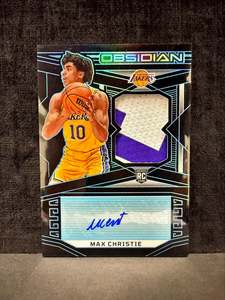 Max Christie (Lakers) - Blue Flood Electric Etch FOTL RPA 08/16 - Obsidian BK 2022-23