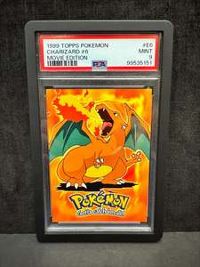 Charizard #6 - Movie Edition PSA 9 - Topps Pokemon 1999