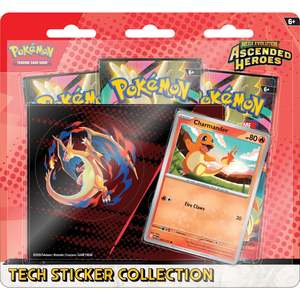 Pokemon TCG: Mega Evolution Ascended Heroes Tech Sticker Blister Pack (Charmander OR Gastly)