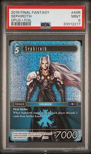 Final Fantasy Singles: Sephiroth - 1-044R - PSA 9