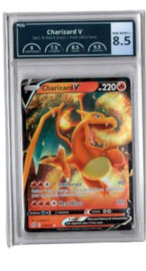 Graded Pokemon Cards: Charizard V - PCG 8.5