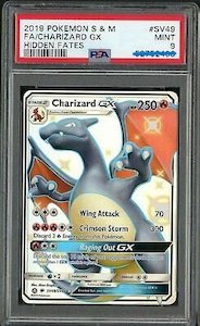 CHARIZARD GX Hidden Fates - PSA 9
