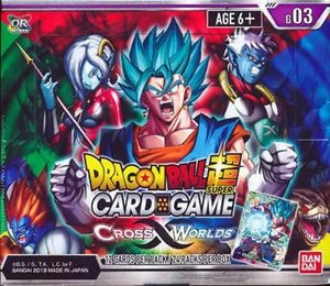 Dragon Ball Super Sealed Product: Cross Worlds Booster Box [BT03]