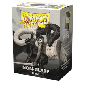 Sleeves: Sleeves - Dragon Shield - Box 100 - Matte Clear Non Glare