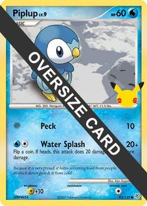 Promos: Piplup - First Partner Pack (FPP) - OVERSIZED CARD