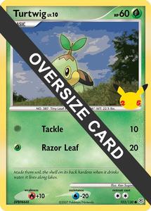 Promos: Turtwig - First Partner Pack (FPP) - OVERSIZED CARD