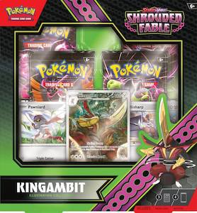 Pokemon Collection Boxes: POKÉMON TCG Scarlet & Violet Shrouded Fable Kingambit Illustration Collection