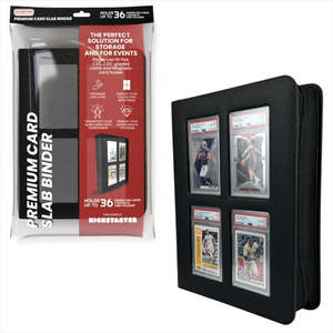 Folders: EVORETRO – Premium Card Slab Binder with Window – Black