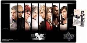 Final Fantasy Accessories: Final Fantasy TCG Limited Edition 25th Anniversary Playmat and Foil Tifa Promo Card