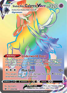Chilling Reign: Shadow Rider Calyrex VMAX (Secret) (204/198) (SWSH06: Chilling Reign)