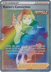Chilling Reign: Karen's Conviction - 216/198 - Hyper Rare