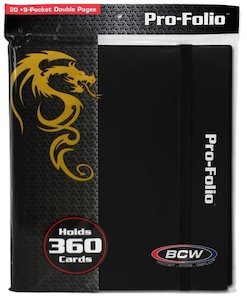 BCW Pro Folio Binder 9 Pocket