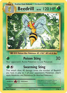 Evolutions: Beedrill - 7/108 - Rare