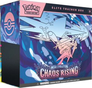 Elite Trainer Boxes: Pokémon TCG: Mega Evolution Chaos Rising Elite Trainer Box