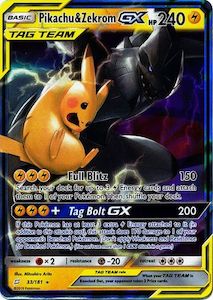 Pikachu & Zekrom GX - 33/181 - Ultra Rare