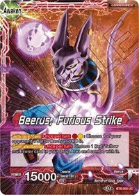Malicious Machinations Dbs B08: Beerus // Beerus, Furious Strike - BT8-002